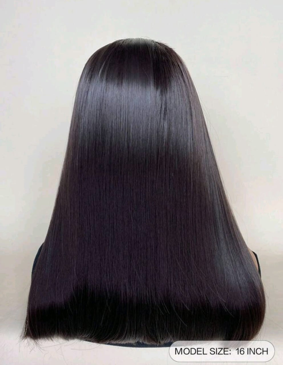 Long bob straight headband human blend